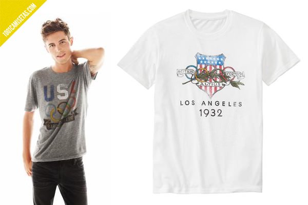 Camisetas juegos olimpicos vintage