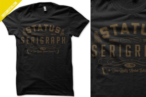 Status serigraph camisetas