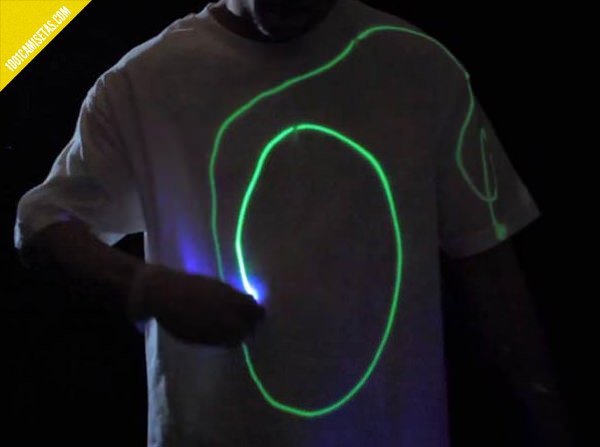 Camisetas interactivas luminosas