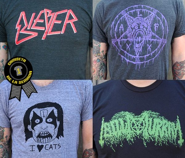 Camisetas anti metal