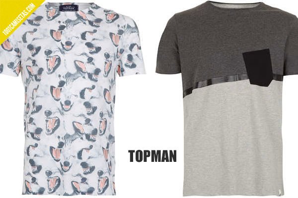 Camisetas full print Topman