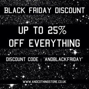 Black friday andclothing