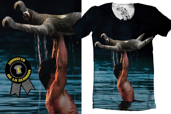 Camiseta de la semana dirty dancing sloth