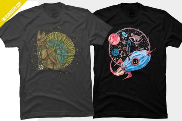 Camisetas guardians galaxy