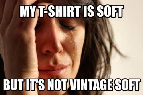 T-shirt vintage soft meme