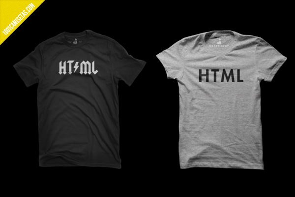 Camisetas html