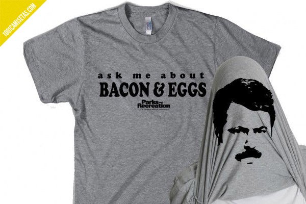 Camiseta bacon and eggs parks