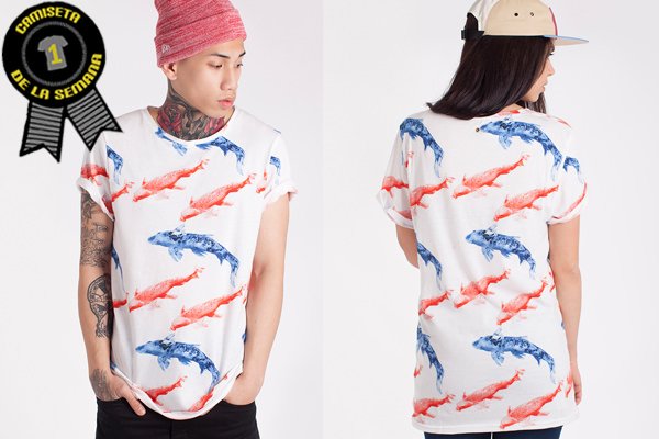 Camiseta koi fish
