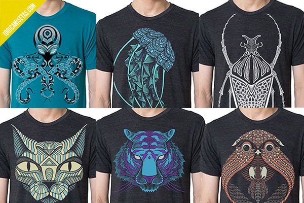 Camisetas animales diseño