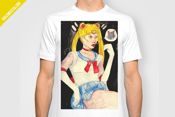 Camiseta sailor moon trash