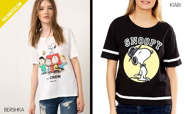 Camisetas snoopy low cost