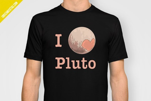Camiseta i love pluto