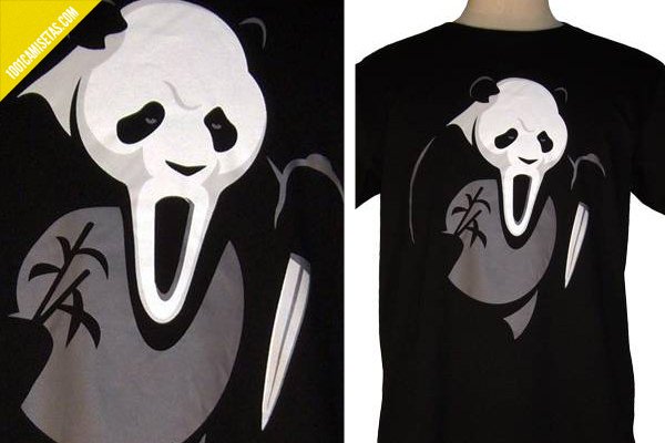 Camiseta scream panda