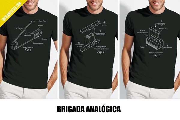 Camisetas brigada analógica