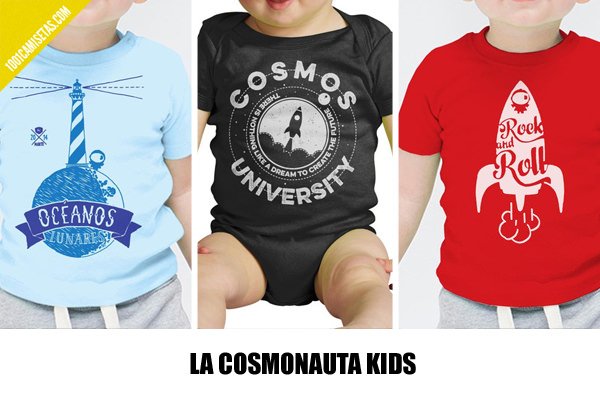 Camisetas infantiles la cosmonauta