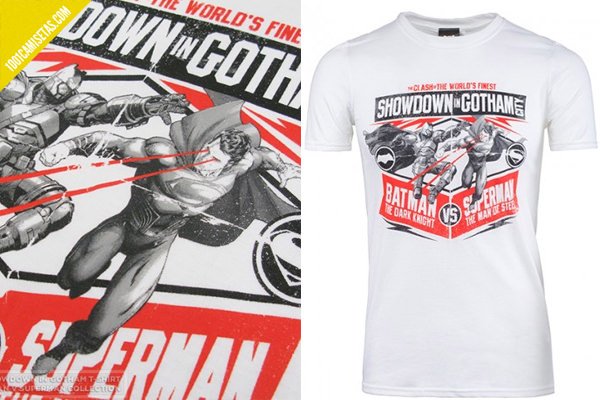 Camiseta batman vs superman