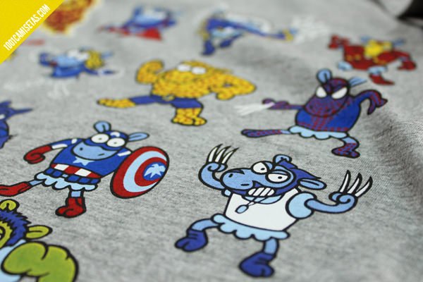 Camiseta superheroes