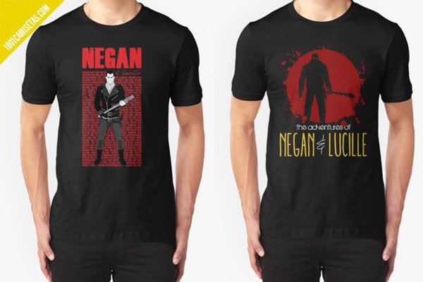 Camisetas the walking dead-negan