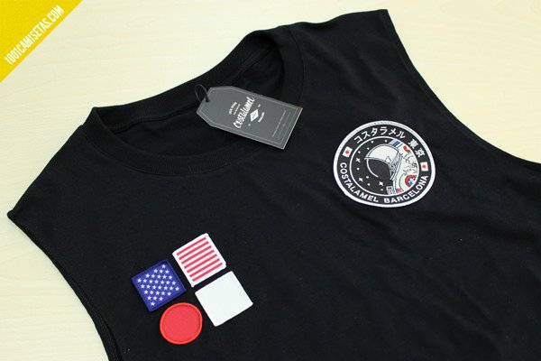 Camiseta astronaut patch