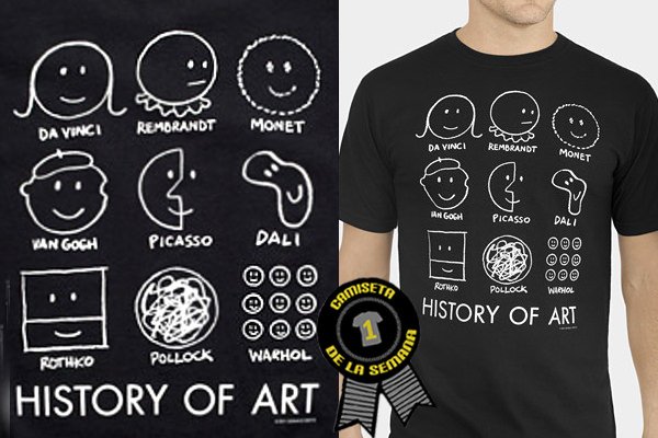 Camiseta semana history art