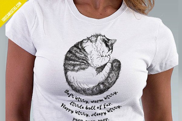 Camiseta soft kitty