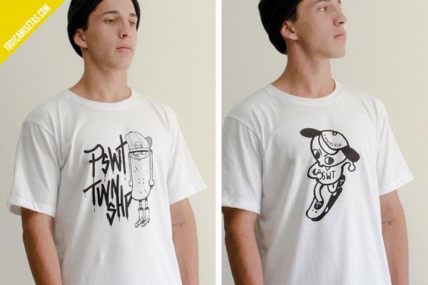 Camisetas skaters paswato