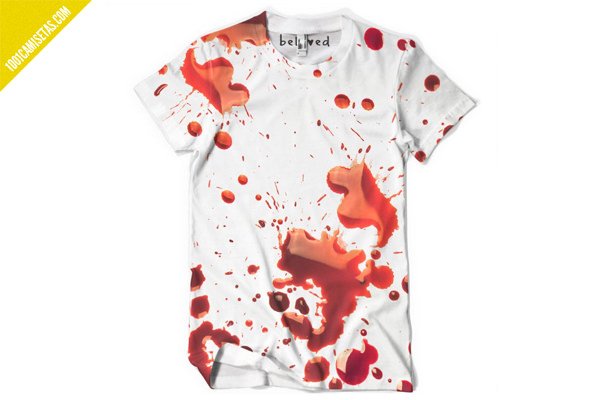 Camiseta full print sangre