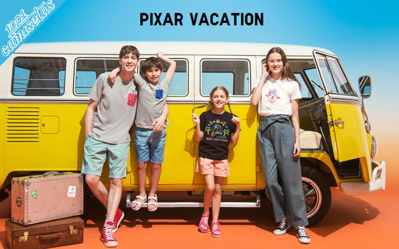 Camisetas pixar vacation