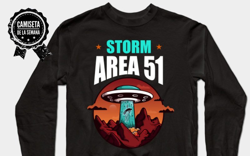 camiseta storm area 51