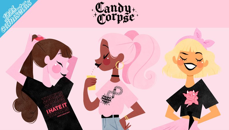 camisetas de Candy Corpse
